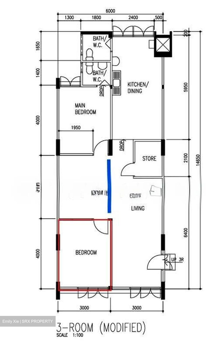Blk 306 Clementi Meadows (Clementi), HDB 3 Rooms #553709611